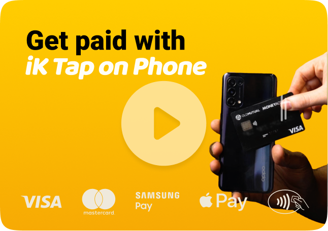 How to get paid with iK Tap on Phone