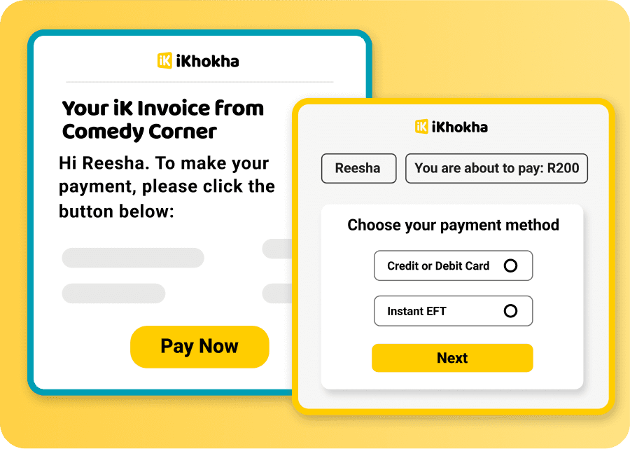 No need for EFT details