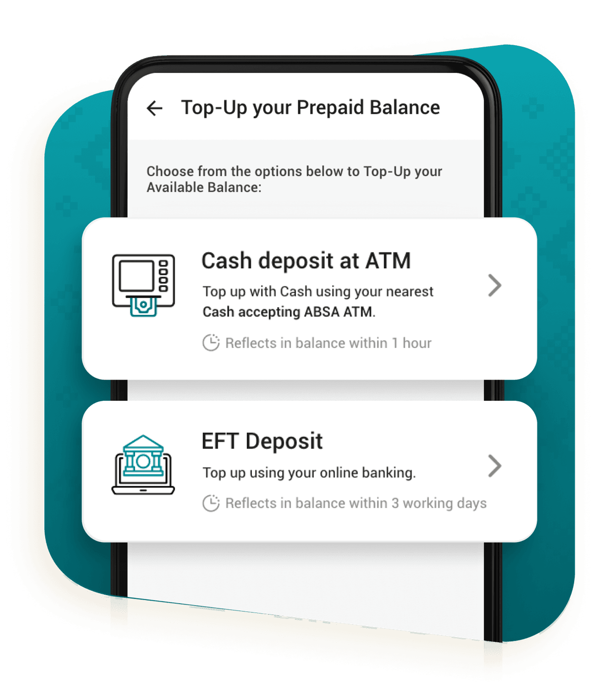 Top-up Prepaid balance