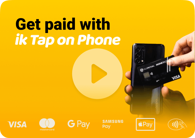 How to get paid with iK Tap on Phone