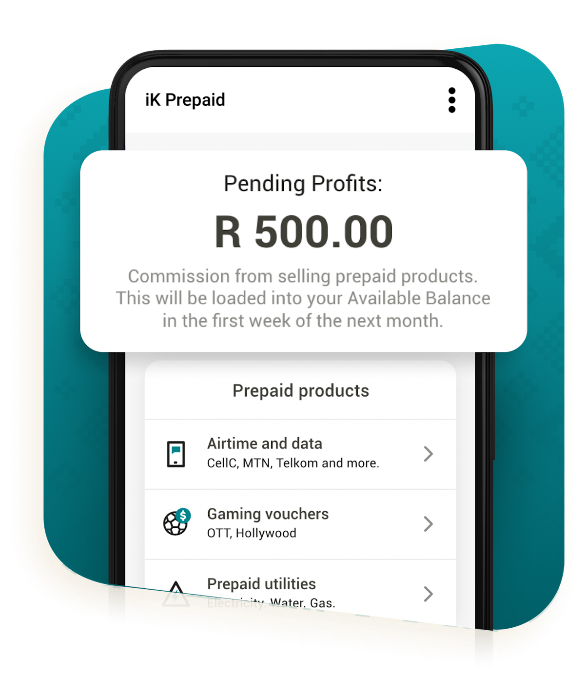 Track prepaid profits