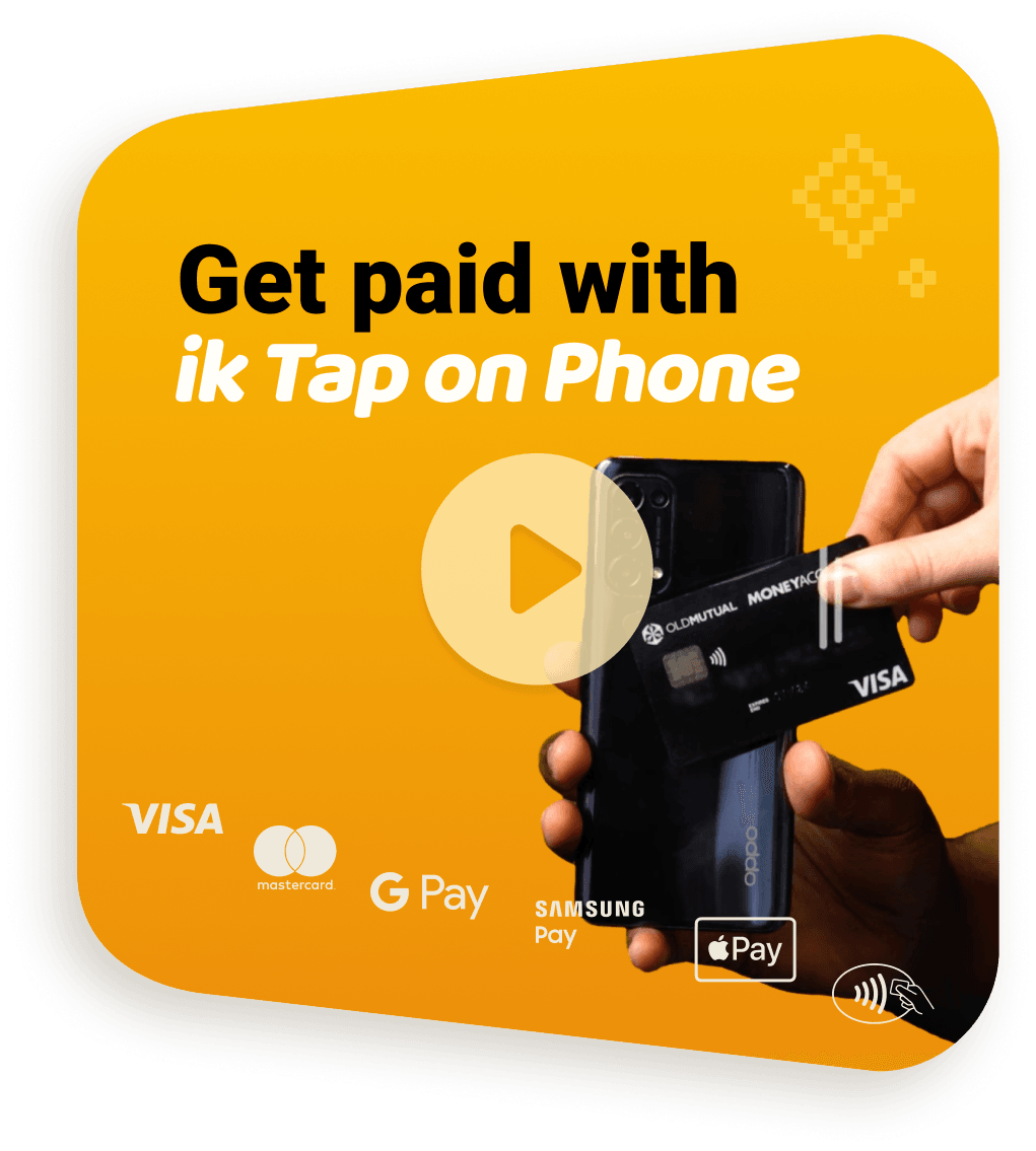 How to get paid with iK Tap on Phone