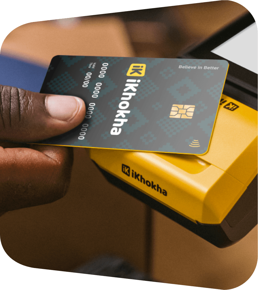 iK Flyer device accepting a card payment